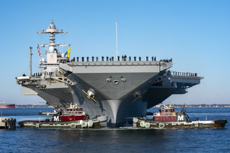 USS Gerald R. Ford returns to Naval Station Norfolk