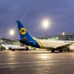 Літаки Ukraine International Airlines в аеропорту в контексті аеропортового перемир’я