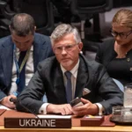 Андрій Мельник за столом України в Раді Безпеки ООН з колегами